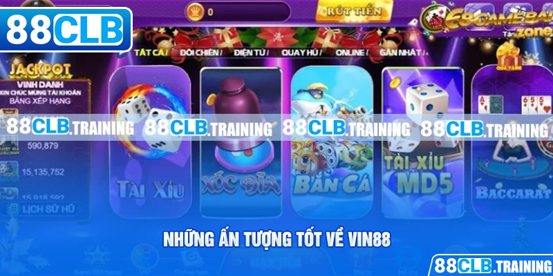 Vin88 - Những Ấn Tượng Cực Mạnh Trong Lòng Người Chơi - GETOXI