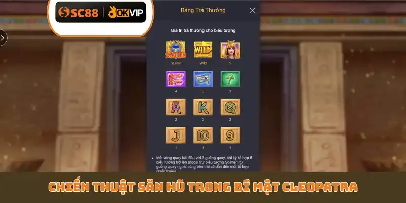 Top 4 Mẹo Chơi Nổ Hũ SC88 Bí Mật Cleopatra Thắng Lớn - GETOXI