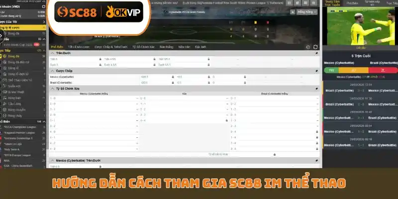 Hướng Dẫn 3 Bước Chơi SC88 IM Thể Thao Cho Người Mới - GETOXI