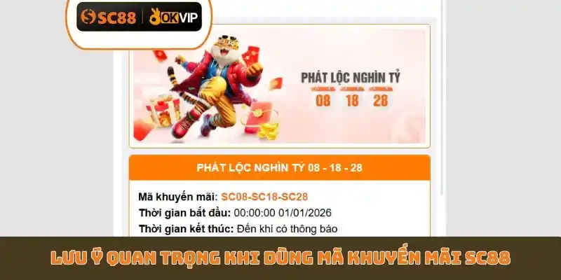 Top 4 Mã Khuyến Mãi SC88 Cực Khủng - Nhận Quà Ngay - GETOXI