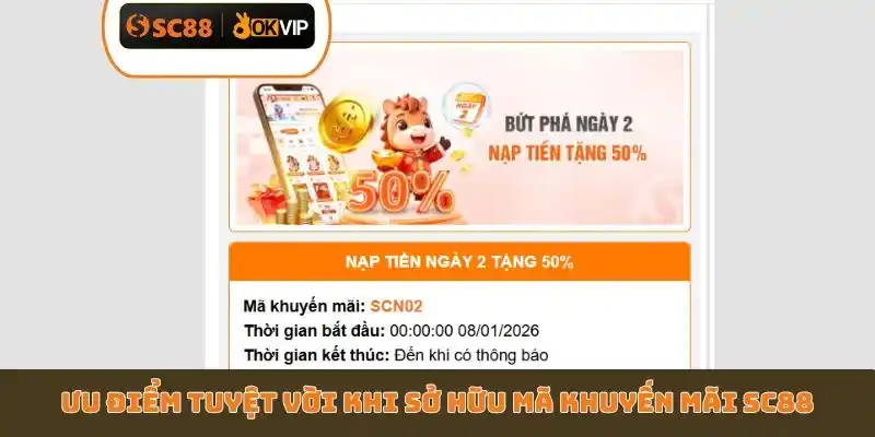 Top 4 Mã Khuyến Mãi SC88 Cực Khủng - Nhận Quà Ngay - GETOXI