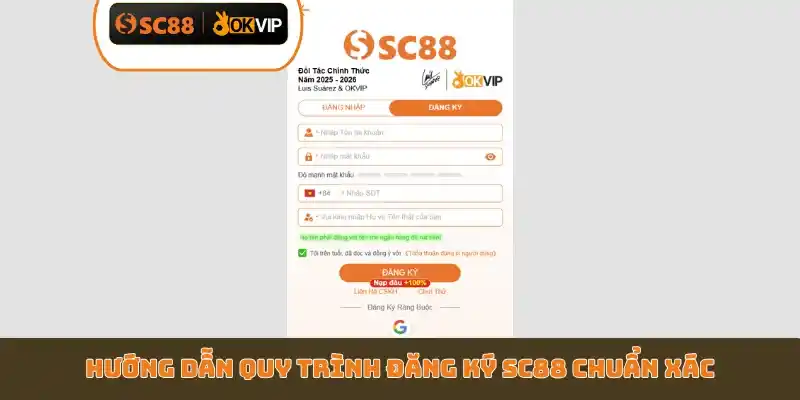 Quy Trình Đăng Ký SC88 Chỉ Với 2 Phút - Bảo Mật Tuyệt Đối - GETOXI