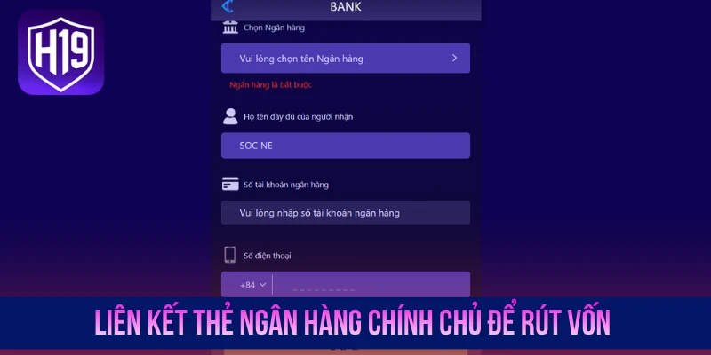 Rút Tiền H19 - Thao Tác Thanh Khoản, Lĩnh Thưởng Siêu Tốc - GETOXI